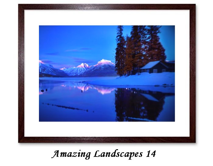 Amazing Landscapes Framed Print